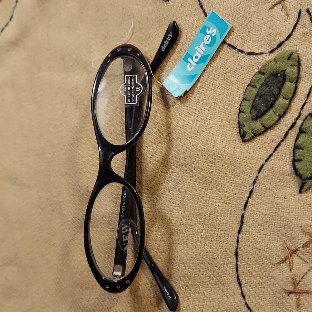 ❤️ Claire's Cat's Eye Rhinestone Reading Glasses